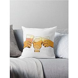 to the stray dogs Throw Pillow