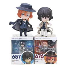 Bungo Stray Dogs Dazai Osamu Nakahara Chuuya Anime Figure Toys