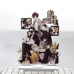 Anime Bungo Stray Dogs Dazai Osamu Acrylic Stand 10th Anniversary Figure Toy
