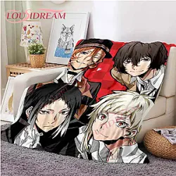 Bungo Stray Dogs Cartoon Anime Print Blanket