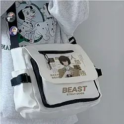 Anime Bungo Stray Dogs Black White Shoulder Bag