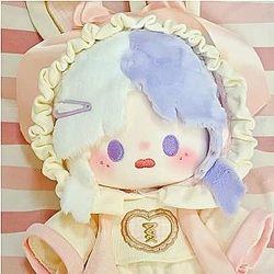 20cm Anime Cute Sigma Cosplay Plush Doll Body Dress Up TTPM2104 Bungou Stray Dogs Stuffed Toy