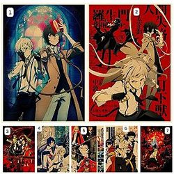 Bungou Stray Dogs Anime Decor For Home Retro Poster