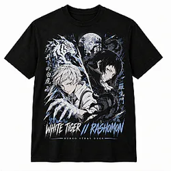White Tiger Rashomon Bungou Stray Dogs T-Shirt NTT2109 Bungou Stray Dogs Shirts