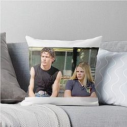 James Franco and Busy Philipps freaks geeks Throw Pillow