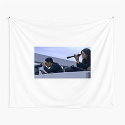 Father Daughter Butterfly Tapestries