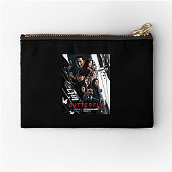 Deadly Mission Butterfly Zipper Pouches