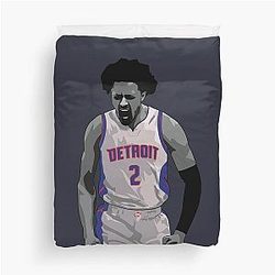 Cade Cunningham Vector Celebration Duvet Cover