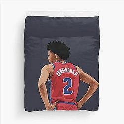 Cade Cunningham Vector Back Above Waist Quilt Cover
