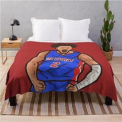 Cade Cunningham Celebration Throw Blanket