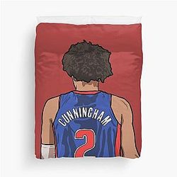 Cade Cunningham Back to Duvet Cover