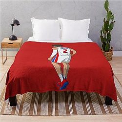 Cade Cunningham Detroit Pistons Basketball Throw Blanket
