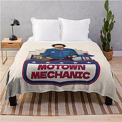 Cade Cunningham Motown Mechanic Detroit Basketball Throw Blanket