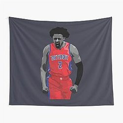 Cade Cunningham Vector Celebration Tapestry
