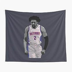 Cade Cunningham Vector Celebration Tapestry