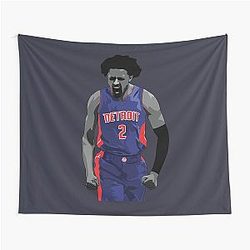 Cade Cunningham Vector Celebration Tapestry