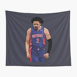 Cade Cunningham Vector Celebration Tapestry