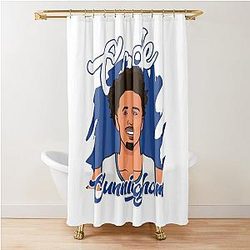 Cade Cunningham Vector Shower Curtain