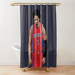 Cade Cunningham Vector Celebration Shower Curtain
