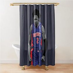 Cade Cunningham Vector Celebration Shower Curtain