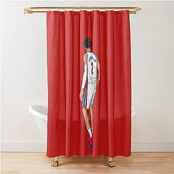 Cade Cunningham Detroit Pistons Basketball Shower Curtain
