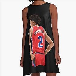 Cade Cunningham Rookie Of The Year A-Line Dress