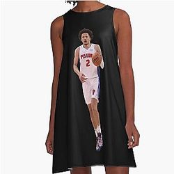 Cade Cunningham Basketball A-Line Dress