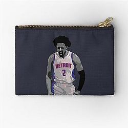 Cade Cunningham Vector Celebration Zipper Pouch