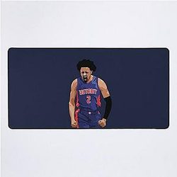 Cade Cunningham Vector Celebration Desk Mat
