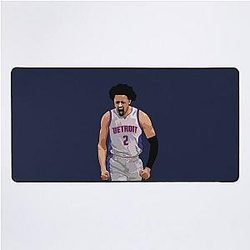 Cade Cunningham Vector Celebration Desk Mat
