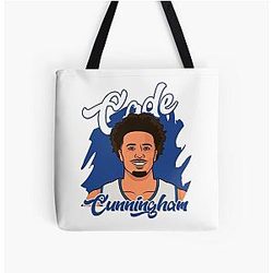 Cade Cunningham Vector All Print Tote Bag