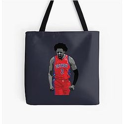 Cade Cunningham Vector Celebration Tote Bag