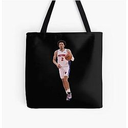 Cade Cunningham Basketball Rookie All Over Print Tote Bag