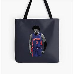 Cade Cunningham Vector Celebration Tote Bag