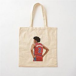 Cade Cunningham Vector Back Waist Cotton Tote Bag