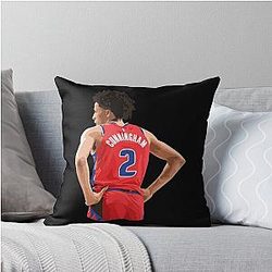 Cade Cunningham Rookie of the Year Throw Pillow