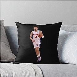 Cade Cunningham Basketball Throw Pillow