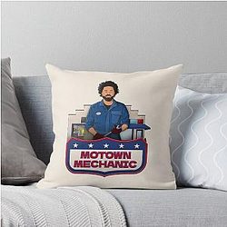 Cade Cunningham Detroit Basketball Throw Pillow