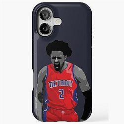 Cade Cunningham Vector Celebration iPhone Tough Case
