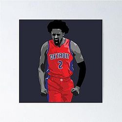 Cade Cunningham Vector Celebration Poster