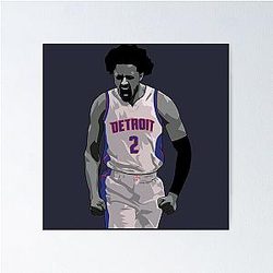 Cade Cunningham Vector Celebration Qiang Poster