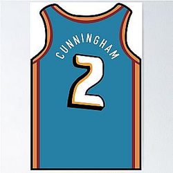 Cade Cunningham Jersey Poster