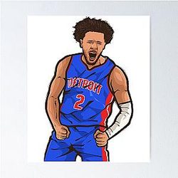 Cade Cunningham Celebration Poster
