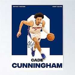 Cade Cunningham poster