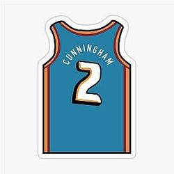 Cade Cunningham Jersey Sticker