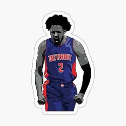 Cade Cunningham Vector Celebration Sticker