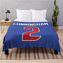 Cade Cunningham Jersey Throw Blanket