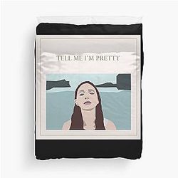 tell me im pretty  cage the elephant  Duvet Cover