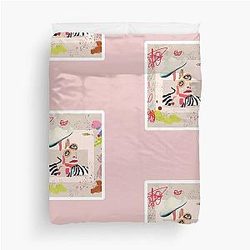 Cage The Elephant Album Collage  Duvet Cover