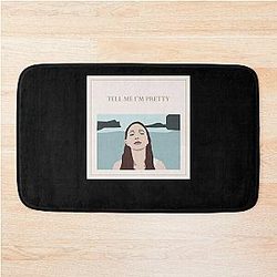 tell me im pretty  cage the elephant  Bath Mat